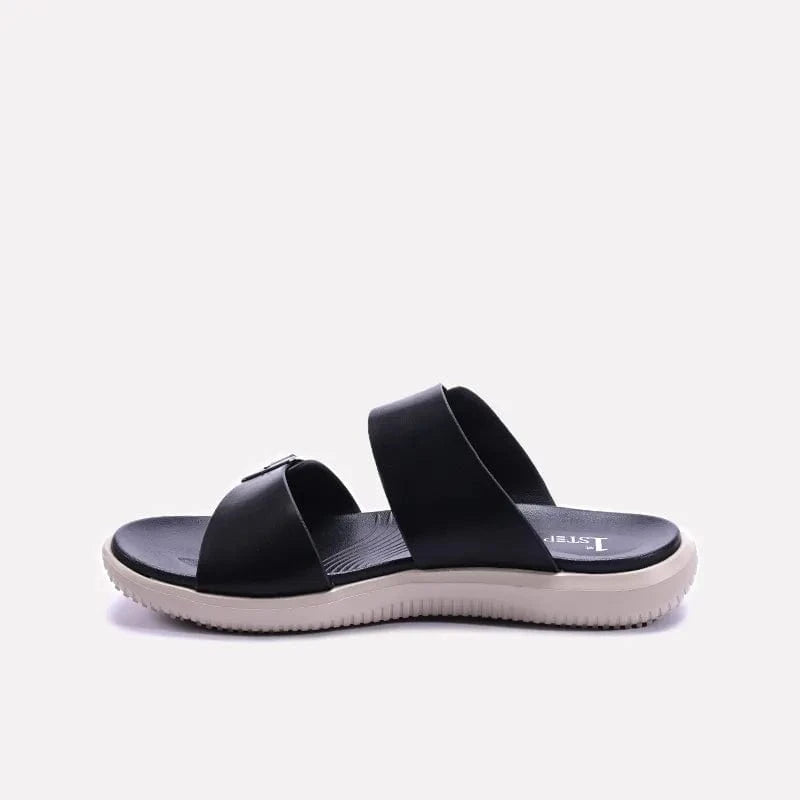 Black Casual Slippers Men 0151066