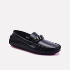 Black Chain Loafers For Men 0130950