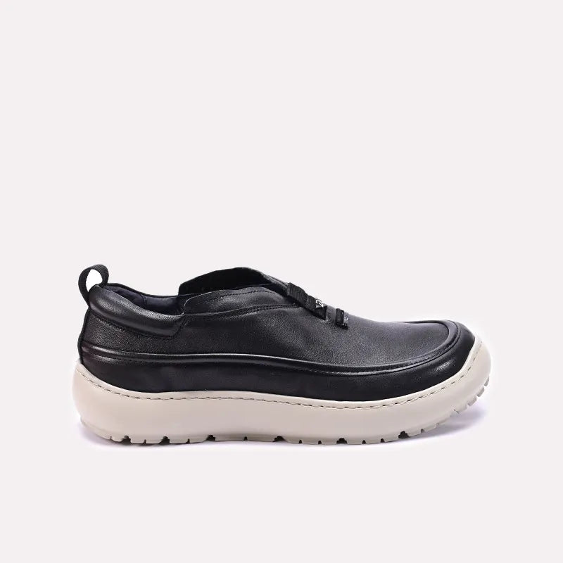 Mens Black Comfortable Casual Shoes