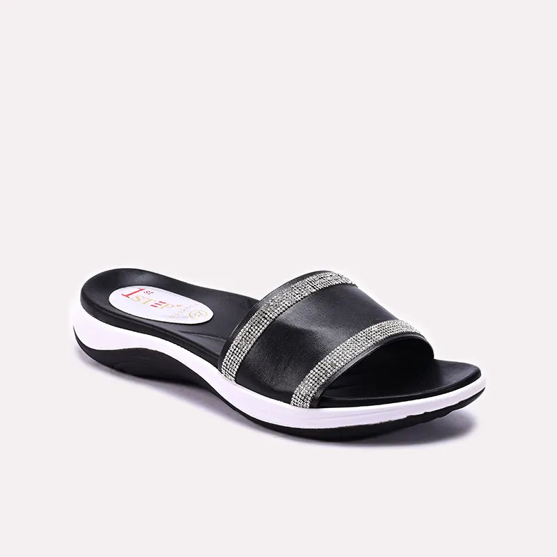Black Comfy Casual Slippers