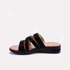 Black Comfy Casual Slippers 0413144