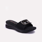 Black Comfy Casual Slippers 0413165