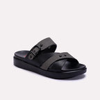Black Comfy Casual Slippers 0413325