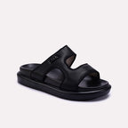 Black Comfy Casual Slippers 0413330
