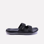 Black Comfy Casual Slippers For Men 0151064