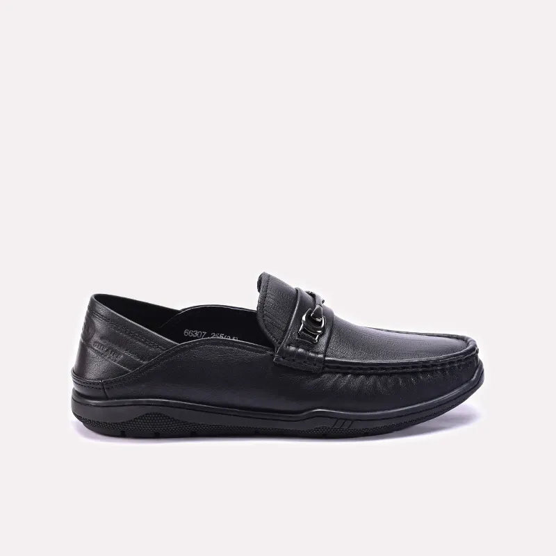 Mens Black Comfy Loafers