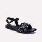 Black Fancy Sandals
