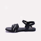 Black Fancy Sandals for Women