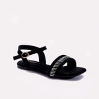 Black Fancy Sandals