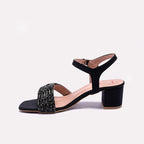 Black Fancy Sandals for Women
