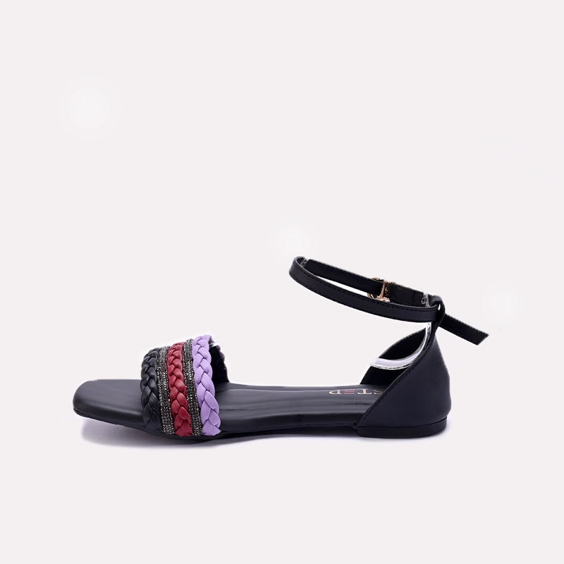Black Fancy Sandals for Women