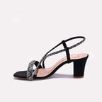 Black Fancy Sandals for Women