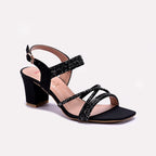 Black Fancy Sandals