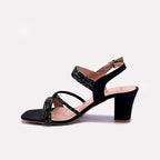 Black Fancy Sandals for Women