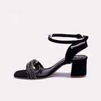 Black Fancy Sandals for Women