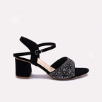 Black Fancy Sandals 0421457
