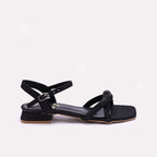 Womens Black Fancy Sandals
