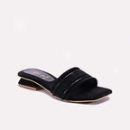 Black Fancy Slippers
