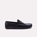 Mens Black Horsebit Loafers