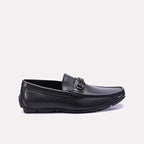 Mens Black Horsebit Loafers