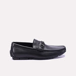 Mens Black Horsebit Loafers