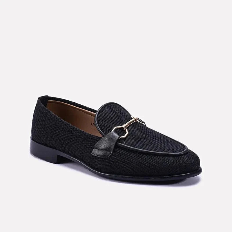 Black Horsebit Mens Formal Shoes 0111226