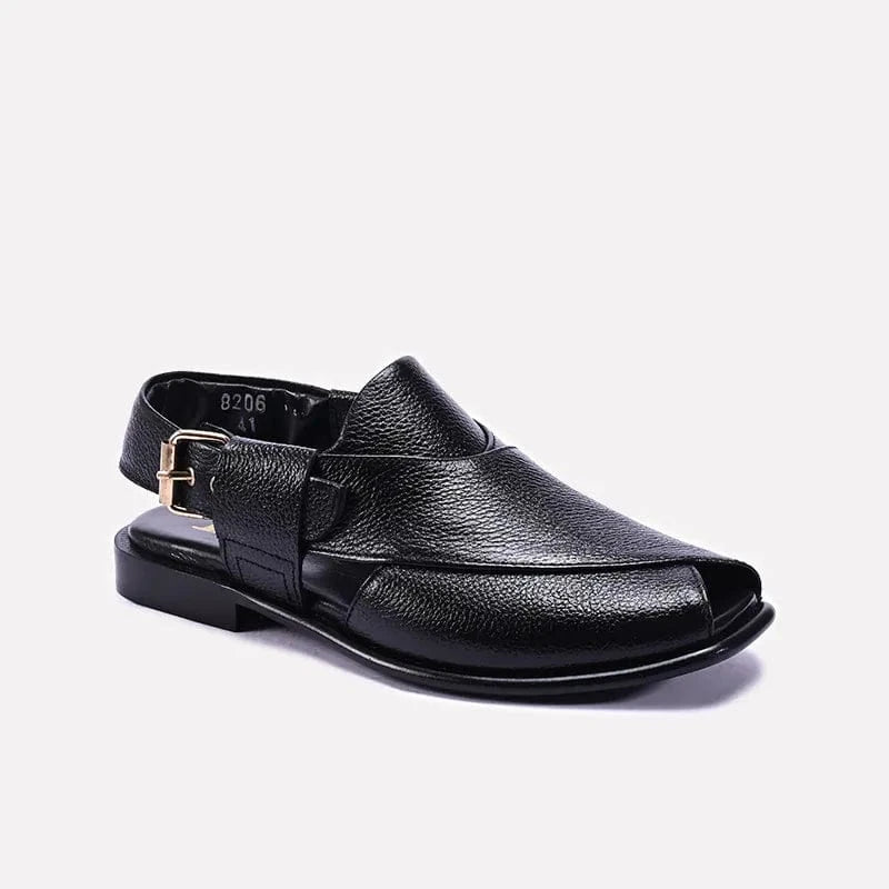 Black Kaptan Peshawari Sandal 0141075