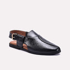 Black Kheri Chappal