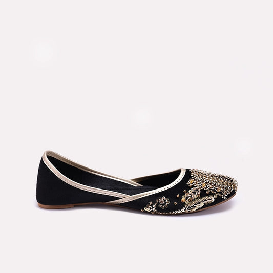 Womens Black Khussa