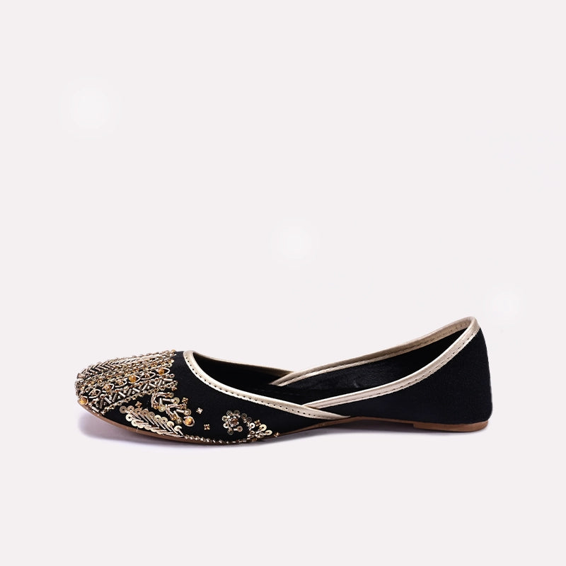 Black Khussa for Women