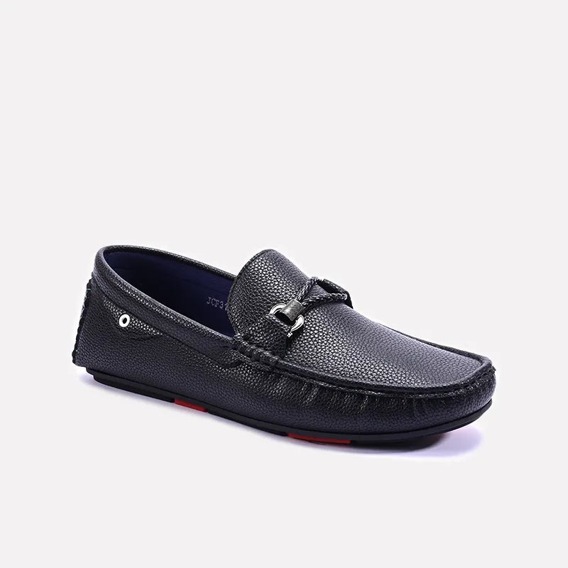Black Modern Loafers For Men 0130954
