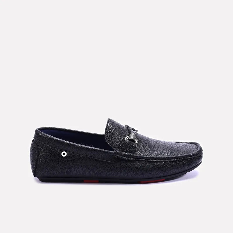 Black Modern Loafers For Men 0130954