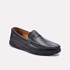 Black Slip on Loafers
