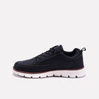 Black Soft Sole Sneakers Men 0120542