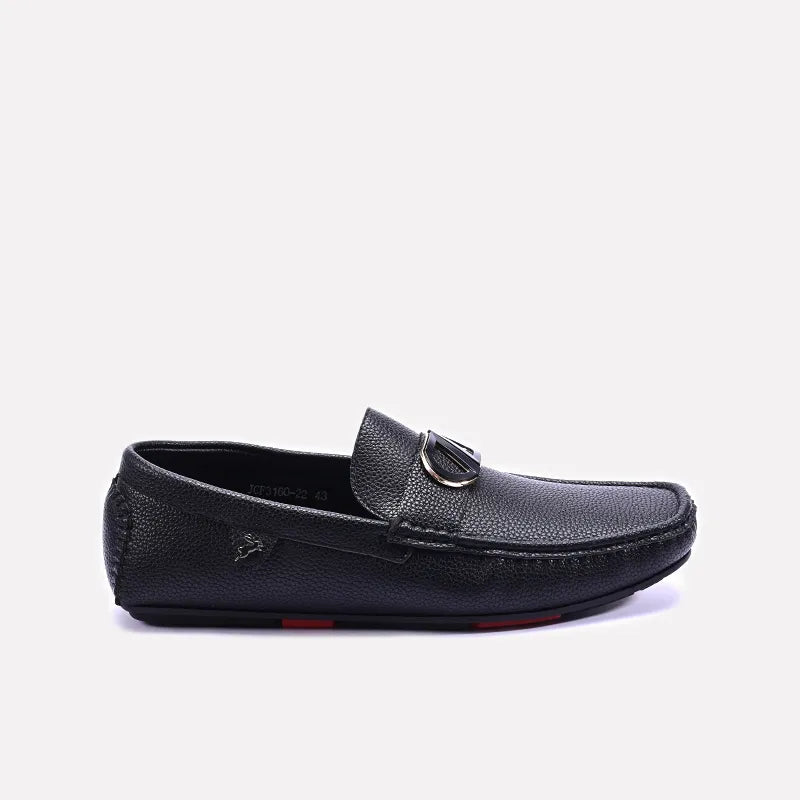 Black Stylish Loafers For Men 0130955