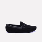 Black Velvet Loafers Men 0130789