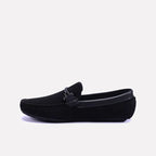 Black Velvet Loafers Men 0130789