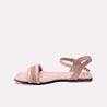 blair peach fancy flat sandals for women