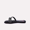 bliss black fancy slippers  for womens