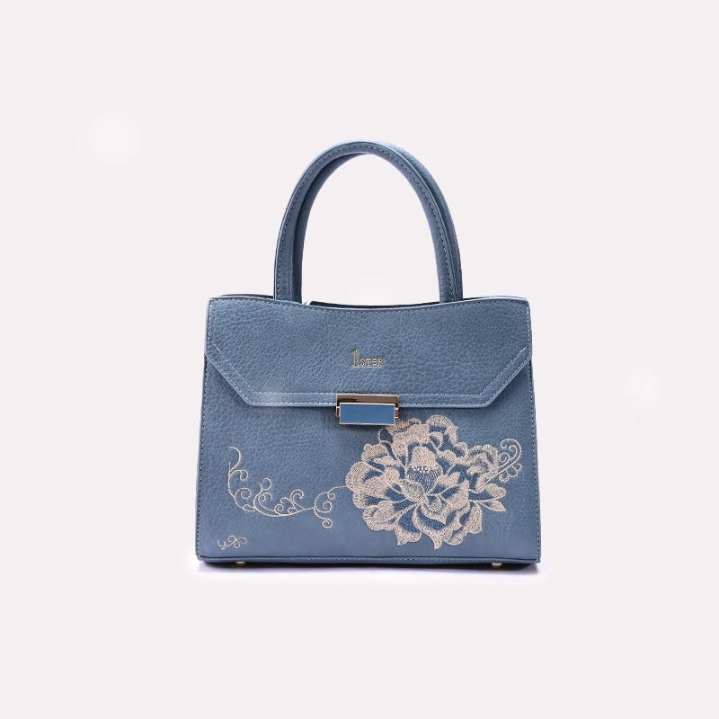 Blue Casual Shoulder Bags