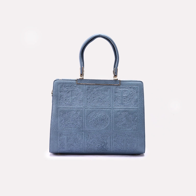 Blue Casual Shoulder Bag