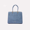 Womens Blue Casual Shoulder Bag