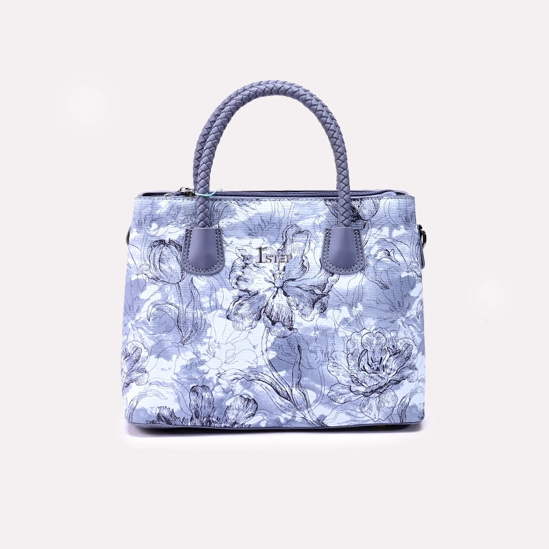 Blue Casual Shoulder Bag