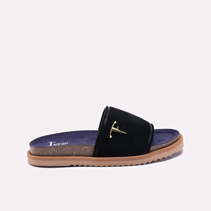 Mens Blue Casual Slippers