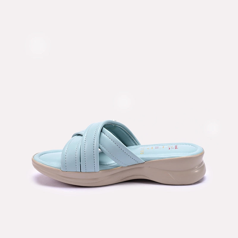 Blue Comfy Casual Slippers for Women