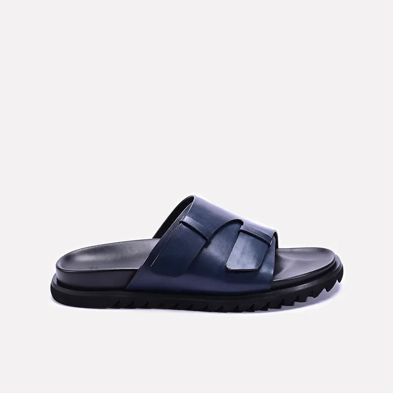 Blue Comfy Mens Slides 0151048