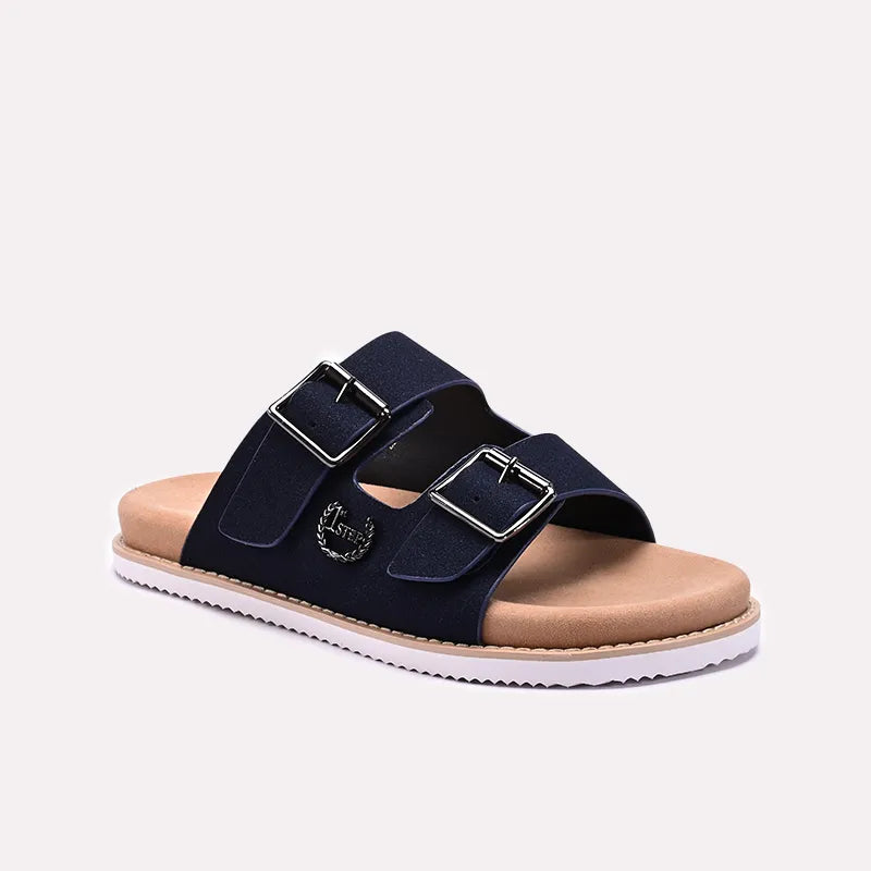 Blue Mens Casual Slippers