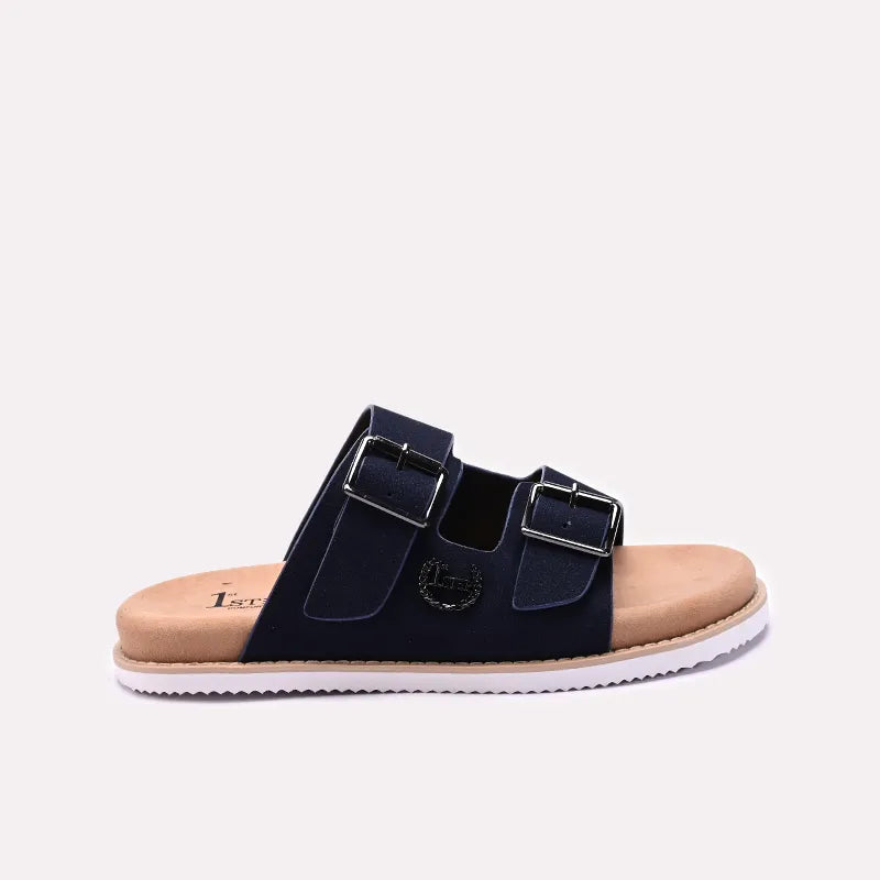 Blue Casual Slippers