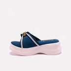 Blue Platform Fancy Slippers 0413162