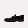 bradley black slip on dress shoes for men